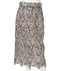 配色大花レースタイトスカート スカート Apuweiser Riche アプワイザー リッシェ 公式通販 Arpege Story アルページュストーリー