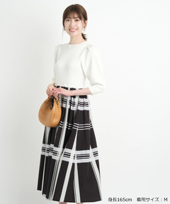 チェックドッキングミディワンピース ワンピース Apuweiser Riche アプワイザー リッシェ 公式通販 Arpege Story アルページュストーリー