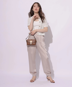 Apuweiser-riche(アプワイザー・リッシェ) |リラクシーサテンワークパンツ