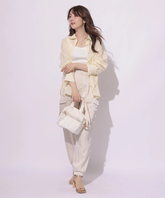 Apuweiser-riche(アプワイザー・リッシェ) |リラクシーサテンワークパンツ