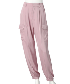 Apuweiser-riche(アプワイザー・リッシェ) |リラクシーサテンワークパンツ