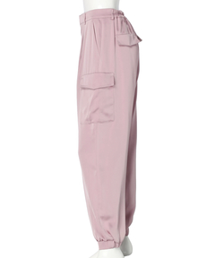 Apuweiser-riche(アプワイザー・リッシェ) |リラクシーサテンワークパンツ