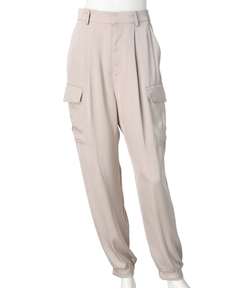 Apuweiser-riche(アプワイザー・リッシェ) |リラクシーサテンワークパンツ