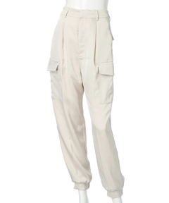 Apuweiser-riche(アプワイザー・リッシェ) |リラクシーサテンワークパンツ