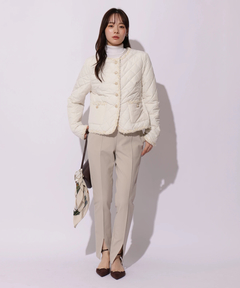 Apuweiser-riche(アプワイザー・リッシェ) |洗えるスリットスキニーパンツ