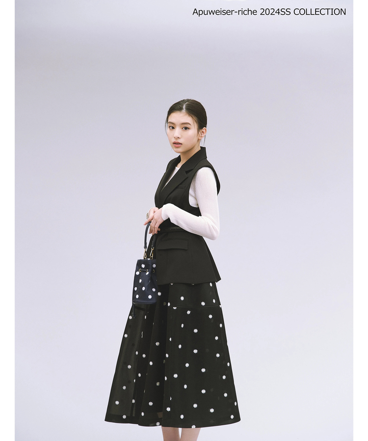 刺繍シアースカート | スカート | Apuweiser-riche（アプワイザー