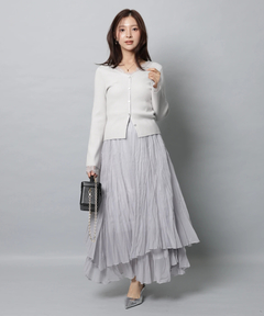 Apuweiser-riche(アプワイザー・リッシェ) |ワッシャープリーツレイヤードスカート