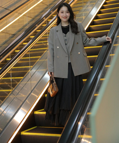 Apuweiser-riche(アプワイザー・リッシェ) |ワッシャープリーツレイヤードスカート