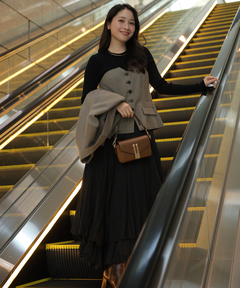 Apuweiser-riche(アプワイザー・リッシェ) |ワッシャープリーツレイヤードスカート