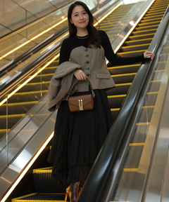 Apuweiser-riche(アプワイザー・リッシェ) |ワッシャープリーツレイヤードスカート