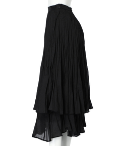 Apuweiser-riche(アプワイザー・リッシェ) |ワッシャープリーツレイヤードスカート