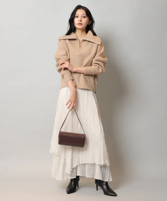 Apuweiser-riche(アプワイザー・リッシェ) |ワッシャープリーツレイヤードスカート