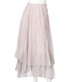 Apuweiser-riche(アプワイザー・リッシェ) |ワッシャープリーツレイヤードスカート