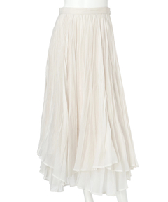 Apuweiser-riche(アプワイザー・リッシェ) |ワッシャープリーツレイヤードスカート