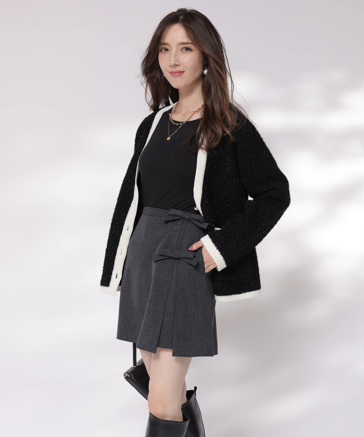 リボンミニスカート | スカート | Apuweiser-riche（アプワイザー  