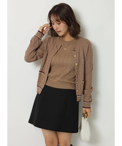 Apuweiser-riche(アプワイザー・リッシェ) |バックジップフォルムミニスカート