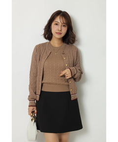 Apuweiser-riche(アプワイザー・リッシェ) |バックジップフォルムミニスカート