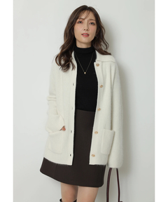 Apuweiser-riche(アプワイザー・リッシェ) |バックジップフォルムミニスカート