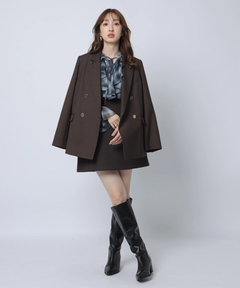 Apuweiser-riche(アプワイザー・リッシェ) |バックジップフォルムミニスカート