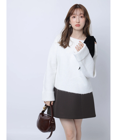 Apuweiser-riche(アプワイザー・リッシェ) |バックジップフォルムミニスカート