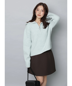 Apuweiser-riche(アプワイザー・リッシェ) |バックジップフォルムミニスカート