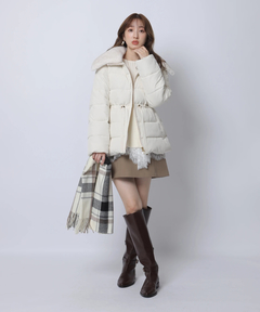 Apuweiser-riche(アプワイザー・リッシェ) |バックジップフォルムミニスカート