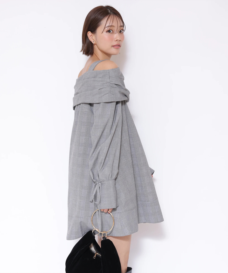 ルミネ限定》オフショルチュニックワンピース | ワンピース 