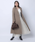 新品タグ付き✨アプワイザーリッシェ 2024AW ベルト付ロングチェスターコート ベルト付ロングチェスターコート | コート | Apuweiser-riche