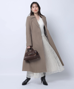 Apuweiser-riche(アプワイザー・リッシェ) |ベルト付ロングチェスターコート