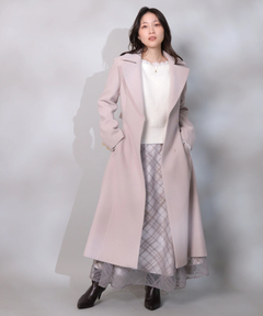 Apuweiser-riche(アプワイザー・リッシェ) |ベルト付ロングチェスターコート