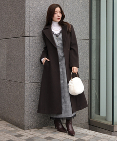 Apuweiser-riche(アプワイザー・リッシェ) |ベルト付ロングチェスターコート