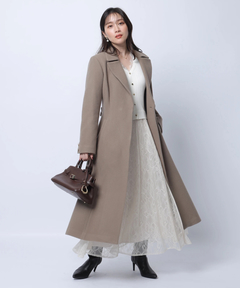 Apuweiser-riche(アプワイザー・リッシェ) |ベルト付ロングチェスターコート