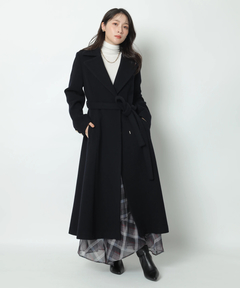 Apuweiser-riche(アプワイザー・リッシェ) |ベルト付ロングチェスターコート