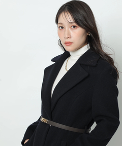 Apuweiser-riche(アプワイザー・リッシェ) |ベルト付ロングチェスターコート