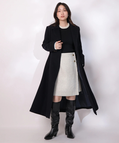 Apuweiser-riche(アプワイザー・リッシェ) |ベルト付ロングチェスターコート