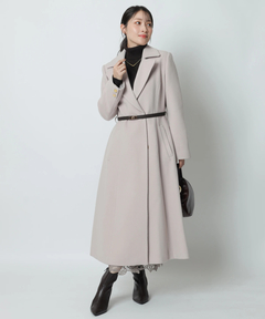 Apuweiser-riche(アプワイザー・リッシェ) |ベルト付ロングチェスターコート