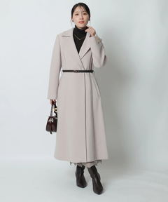 Apuweiser-riche(アプワイザー・リッシェ) |ベルト付ロングチェスターコート