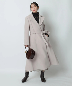 Apuweiser-riche(アプワイザー・リッシェ) |ベルト付ロングチェスターコート