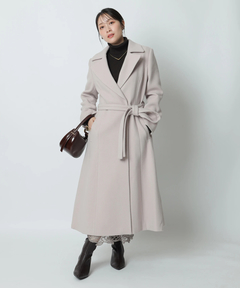 Apuweiser-riche(アプワイザー・リッシェ) |ベルト付ロングチェスターコート