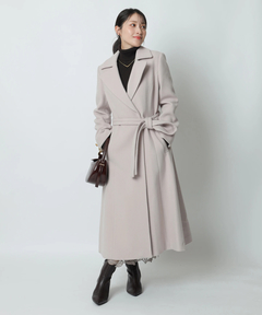 Apuweiser-riche(アプワイザー・リッシェ) |ベルト付ロングチェスターコート