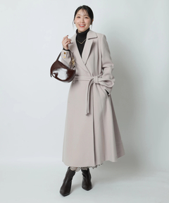 Apuweiser-riche(アプワイザー・リッシェ) |ベルト付ロングチェスターコート