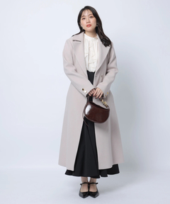 Apuweiser-riche(アプワイザー・リッシェ) |ベルト付ロングチェスターコート