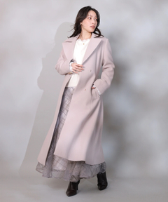 Apuweiser-riche(アプワイザー・リッシェ) |ベルト付ロングチェスターコート