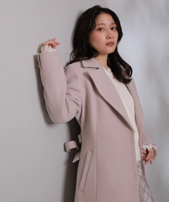 Apuweiser-riche(アプワイザー・リッシェ) |ベルト付ロングチェスターコート