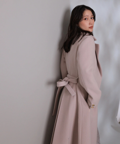 Apuweiser-riche(アプワイザー・リッシェ) |ベルト付ロングチェスターコート