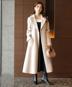 Apuweiser-riche(アプワイザー・リッシェ) |ベルト付ロングチェスターコート