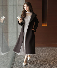 Apuweiser-riche(アプワイザー・リッシェ) |チュール刺繍ラッフルドレス