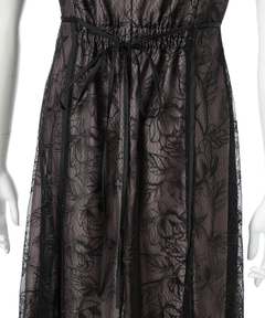 Apuweiser-riche(アプワイザー・リッシェ) |チュール刺繍ラッフルドレス