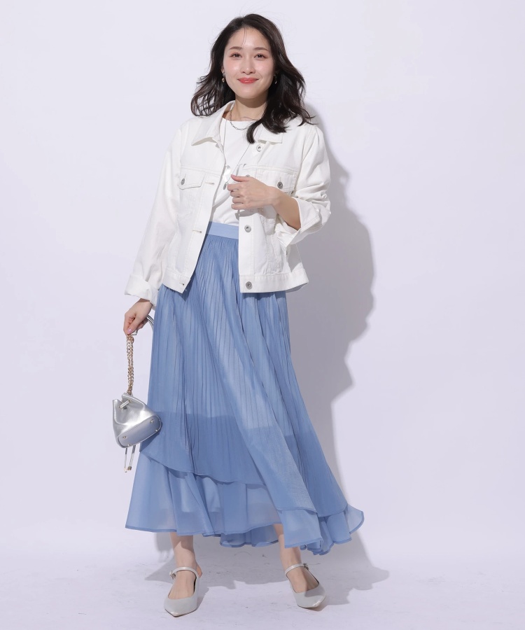 アシメティアードプリーツスカート | スカート | Apuweiser-riche  