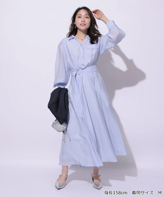 新品 Apuweiser-riche シアーシャツワンピース